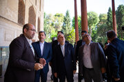 فیلم| بازدید وزیر میراث فرهنگی از عمارت کاخ چهلستون