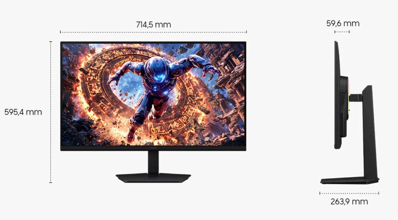 سامسونگ از اولین مانیتور گیمینگ 6K جهان رونمایی کرد