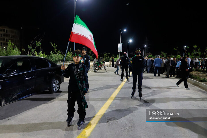 بازدید از کمپ گردشگری و رژه اسکیت سواران