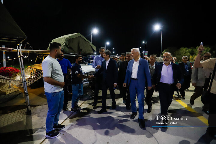 بازدید از کمپ گردشگری و رژه اسکیت سواران