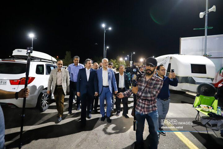 بازدید از کمپ گردشگری و رژه اسکیت سواران