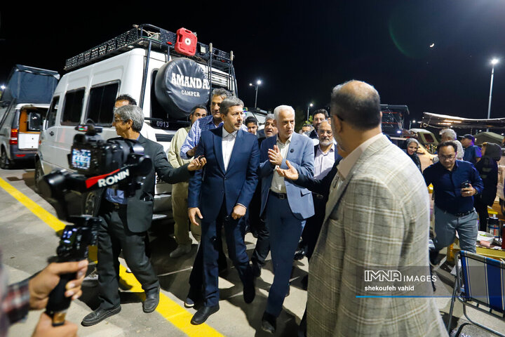 بازدید از کمپ گردشگری و رژه اسکیت سواران
