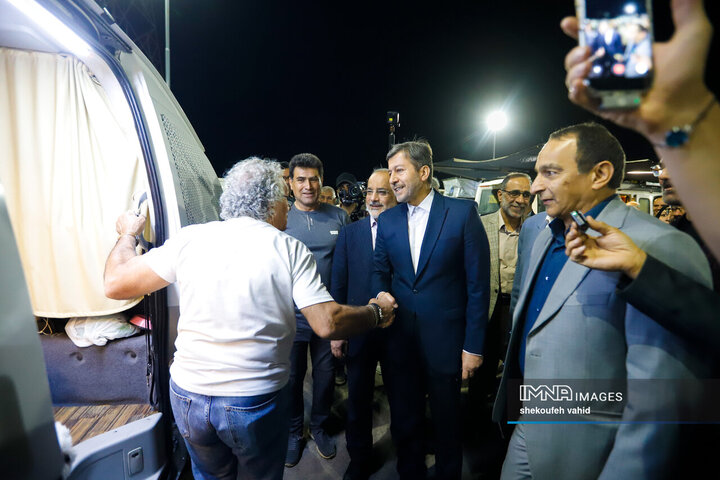 بازدید از کمپ گردشگری و رژه اسکیت سواران