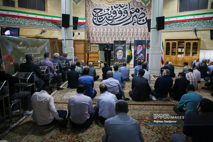 حضور معاون اجرایی دولت شهید رئیسی در هشتادودومین شب حضور مردم اصفهان در خیابان
