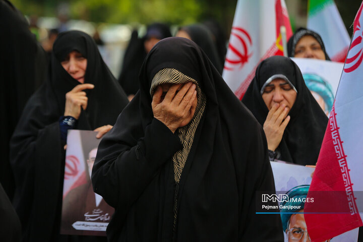 اجتماع بانوان اصفهانی در دومین سالگرد شهادت آیت‌الله رئیسی