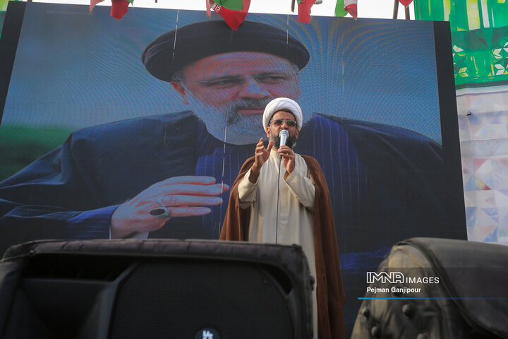 اجتماع بانوان اصفهانی در دومین سالگرد شهادت آیت‌الله رئیسی
