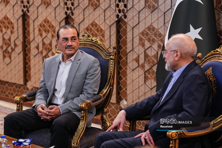 دیدار فرمانده ارتش پاکستان با رئیس مجلس شورای اسلامی