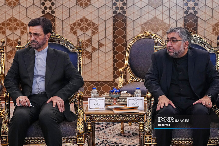 دیدار فرمانده ارتش پاکستان با رئیس مجلس شورای اسلامی