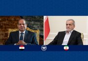 تاکید روسای جمهور ایران و مصر بر آغاز فصل نوین روابط منطقه‌ای