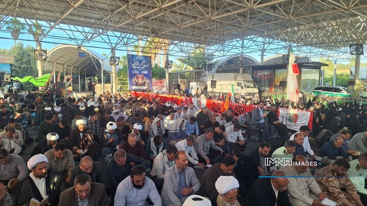 نوای سی‌و یکمین دعای عرفه در نقطه صفر مرزی خسروی