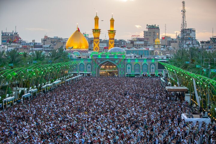 فیلم| اقامه نماز عید قربان در بین‌الحرمین