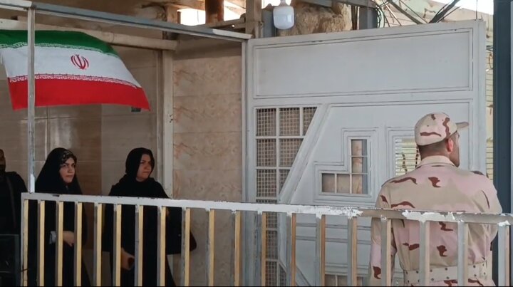 فیلم|موج برگشت زائران عرفه از مرز بین‌المللی مهران