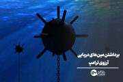 آرزوی ترامپ برای مین‌روبی تنگه هرمز