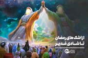 از اشک های رمضان تا شادی غدیر