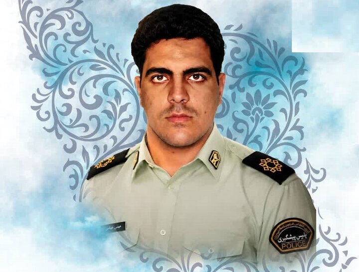 پیکر مطهر یک شهید فرماندهی انتظامی در مشهد تشییع می‌شود
