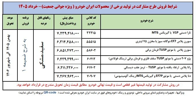 ثبت‌نام ایران‌خودرو خرداد ۱۴۰۵؛ فروش اینترنتی عید تا عید