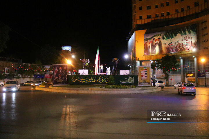 سمفونی افتخار؛ رقص پرچم در دستان کرمانشاهیان