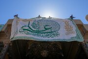 سامرا در جامه غدیر؛ حرم عسکریین (ع) مزین به صدها نماد عید ولایت