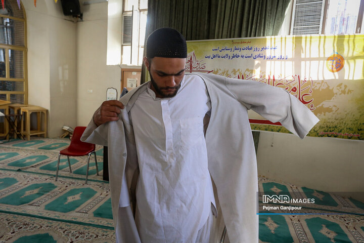 مراسم عمامه گذاری طلاب حوزه علمیه استان اصفهان