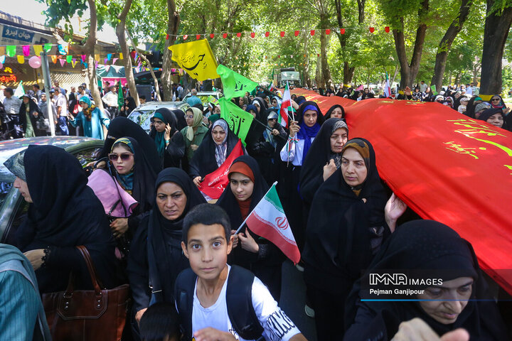 مهمانی کیلومتری عید غدیر - اصفهان