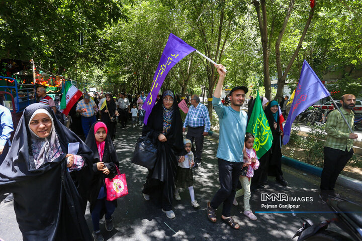 مهمانی کیلومتری عید غدیر - اصفهان