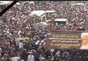 مراسم تشییع پیکر آیت‌الله العظمی فیاض در کاظمین