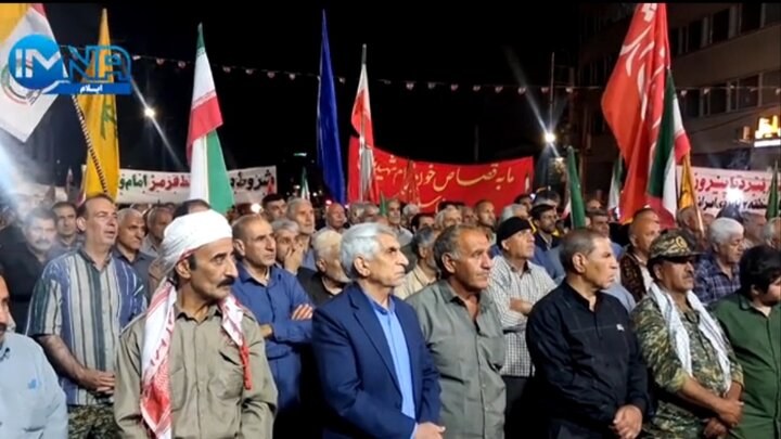فیلم| فریاد انتقام ایلامی‌ها در نود و نهمین شب اقتدار