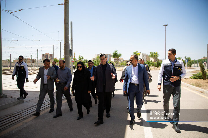 بازدید مدیرکل محیط زیست از خطوط یک و دو مترو اصفهان