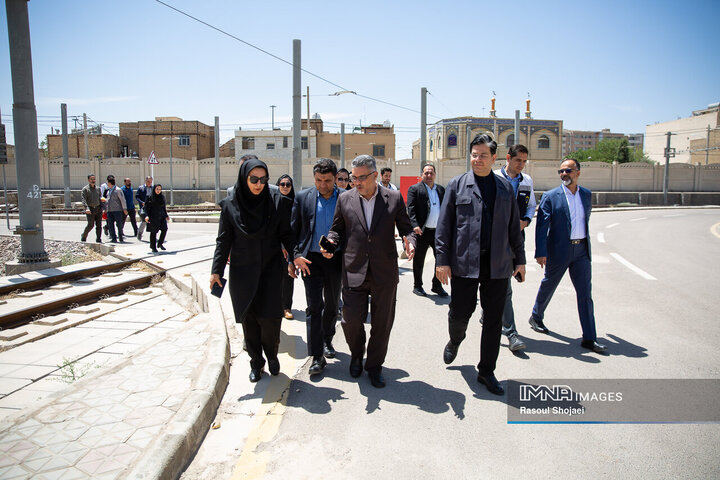بازدید مدیرکل محیط زیست از خطوط یک و دو مترو اصفهان