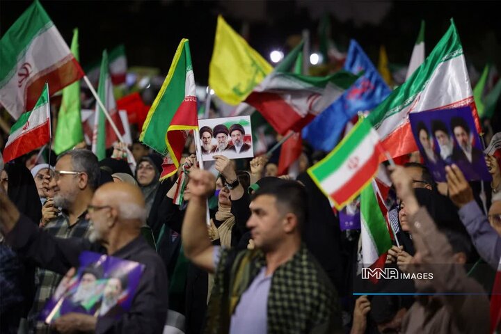صدمین شب نبرد مقدس مردم غیور کرمانشاه رقم خورد
