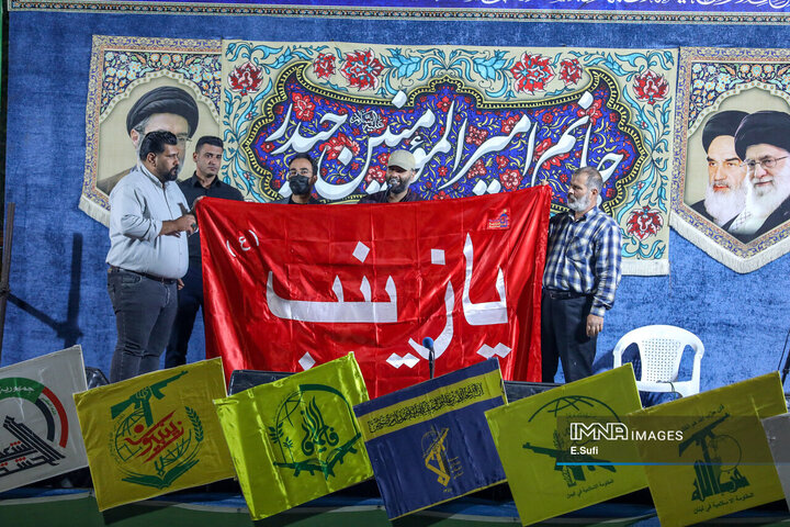 صدمین شب حماسه و ایستادگی؛در میدان شهدای اراک