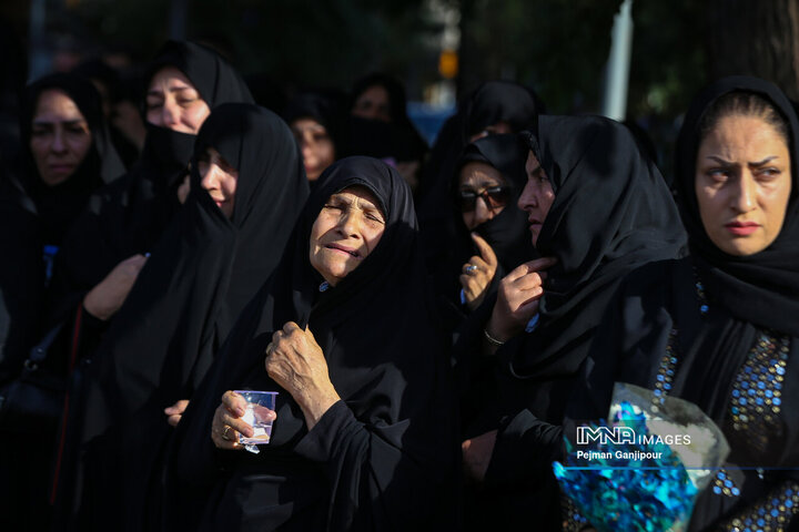 مراسم تشییع شهیدان «مصطفی امینی» و «عبدالحسین شیخ‌کوپائی»