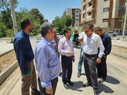 بازدید میدانی مدیر منطقه ۱۰ اصفهان از روند پیشرفت پروژه خیابان سروستان 
