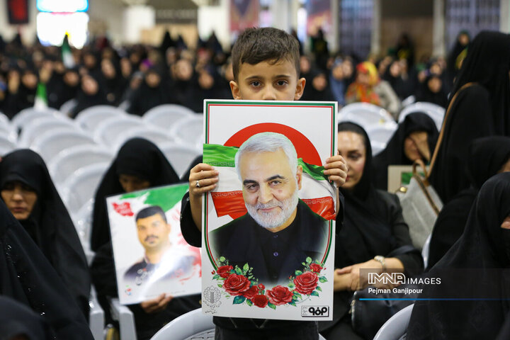 مراسم اولین سالگرد شهادت سردار سلامی و شهدای اقتدار