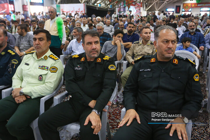 مراسم اولین سالگرد شهادت سردار سلامی و شهدای اقتدار
