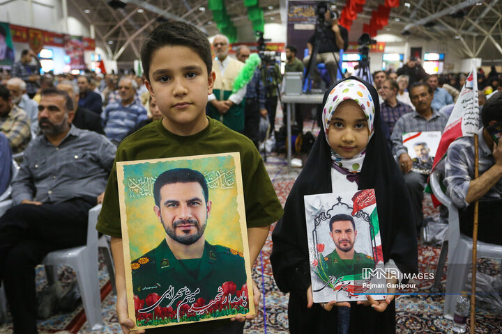 مراسم اولین سالگرد شهادت سردار سلامی و شهدای اقتدار