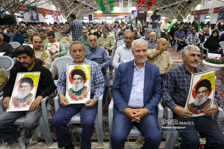 مراسم اولین سالگرد شهادت سردار سلامی و شهدای اقتدار