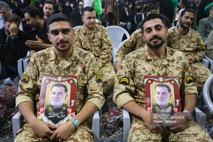 مراسم اولین سالگرد شهادت سردار سلامی و شهدای اقتدار