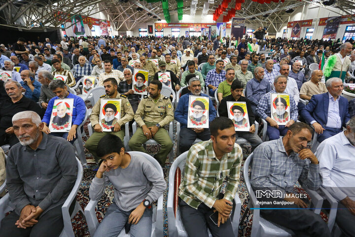مراسم اولین سالگرد شهادت سردار سلامی و شهدای اقتدار