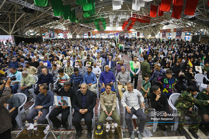 مراسم اولین سالگرد شهادت سردار سلامی و شهدای اقتدار