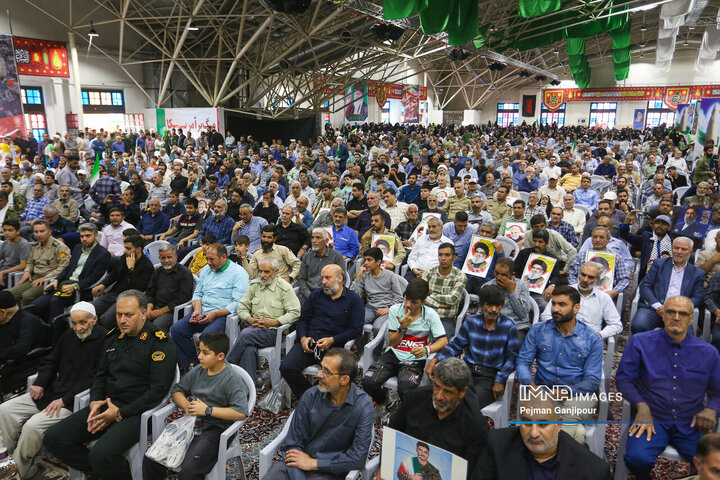 مراسم اولین سالگرد شهادت سردار سلامی و شهدای اقتدار