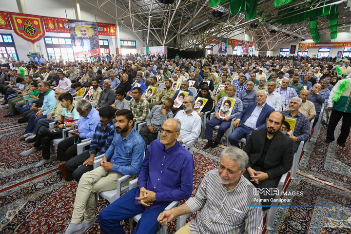 مراسم اولین سالگرد شهادت سردار سلامی و شهدای اقتدار