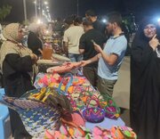 حضور ۲۱ صنعت‌گر ایلامی در چهل‌وهشتمین نمایشگاه صنایع‌دستی بازار کوت عراق