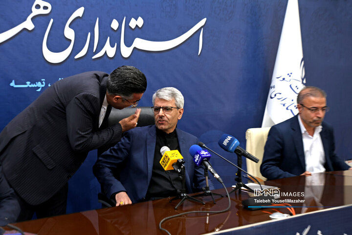 نشست خبری اسماعیل بقائی  سخنگوی وزارت امور خارجه در همدان