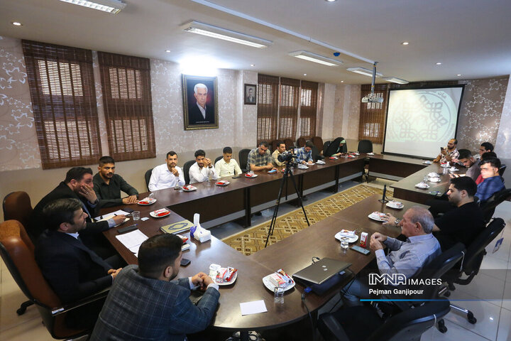 نشست خبری هیئت کشتی استان اصفهان