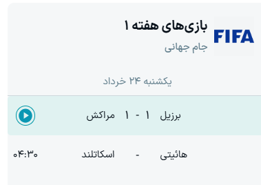جدول گروه C جام جهانی ۲۰۲۶ + نتایج