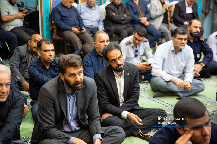 آیین سیاهپوشی شهرداری اصفهان