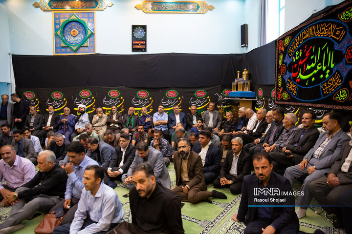 آیین سیاهپوشی شهرداری اصفهان