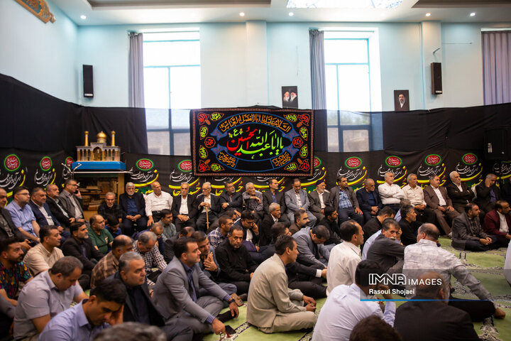 آیین سیاهپوشی شهرداری اصفهان