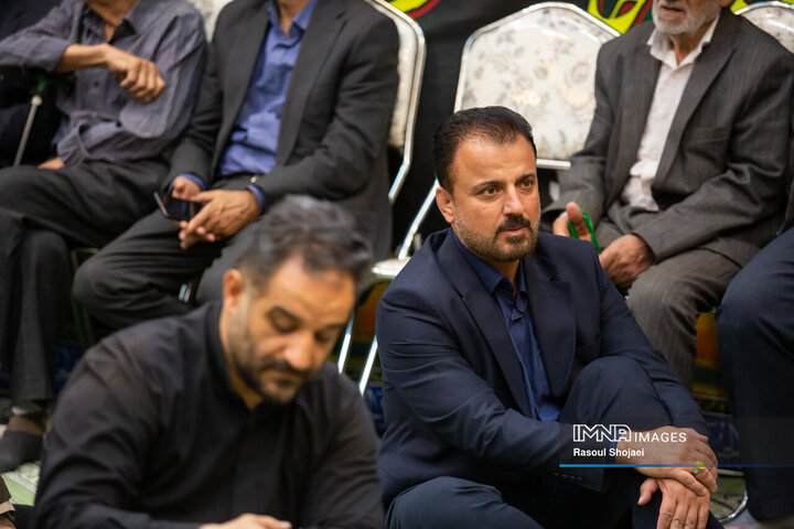 آیین سیاهپوشی شهرداری اصفهان